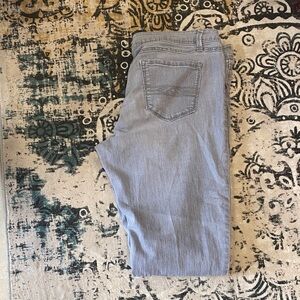 a.n.a Men's Light Gray Straight Jeans